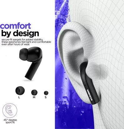 Screem Ibeza Pro Bluetooth Headset (Black, True Wireless) Screem Ibeza Pro Bluetooth Headset (Black, True Wireless)